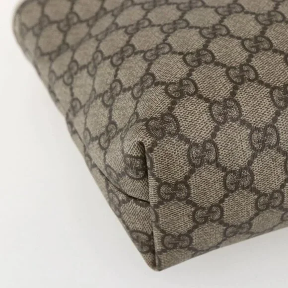 GUCCI GG Supreme Tote Bag PVC Beige Silver - Picture 5 of 16